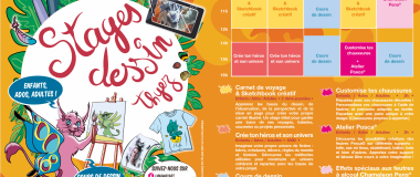 stages dessin juillet 2026